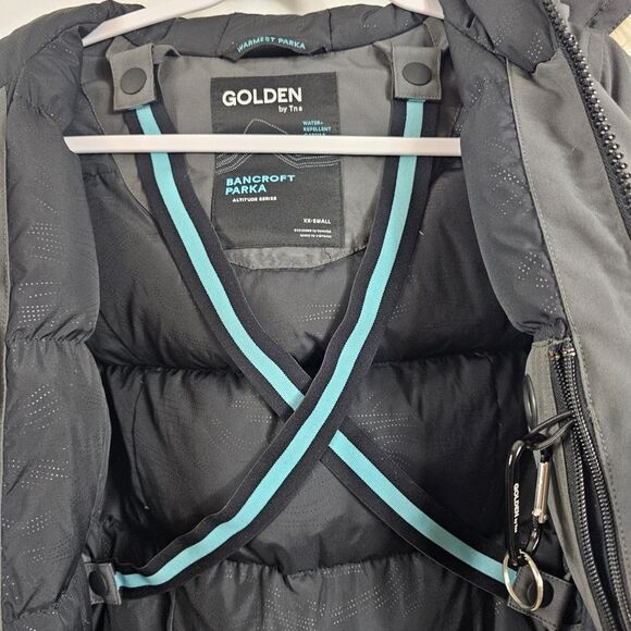 Aritzia Golden by TNA Bancroft Parka Altitude Series in Charcoal - Sie XXS - Picture 12 of 15